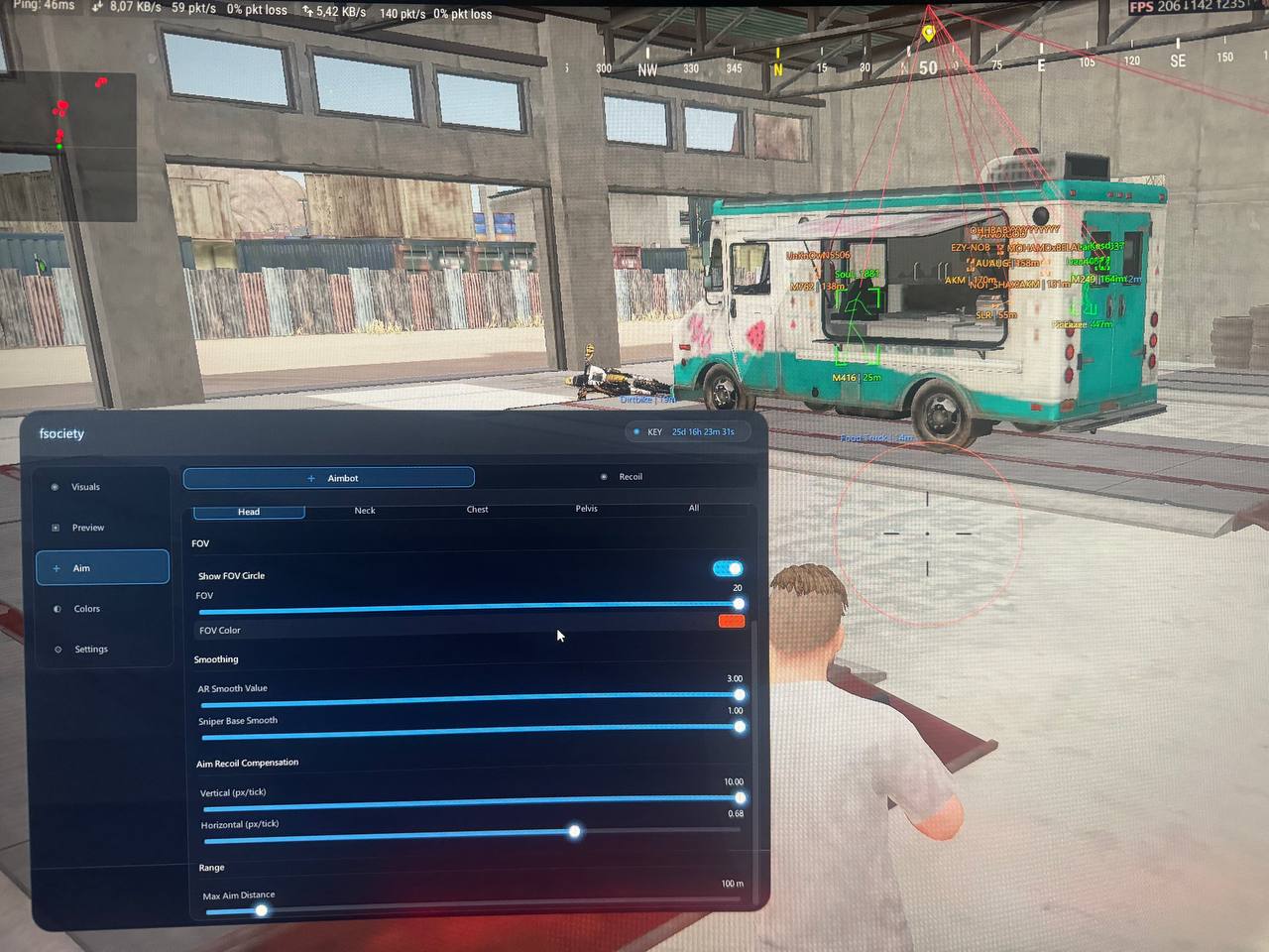 PUBG — Aim / FOV / Recoil